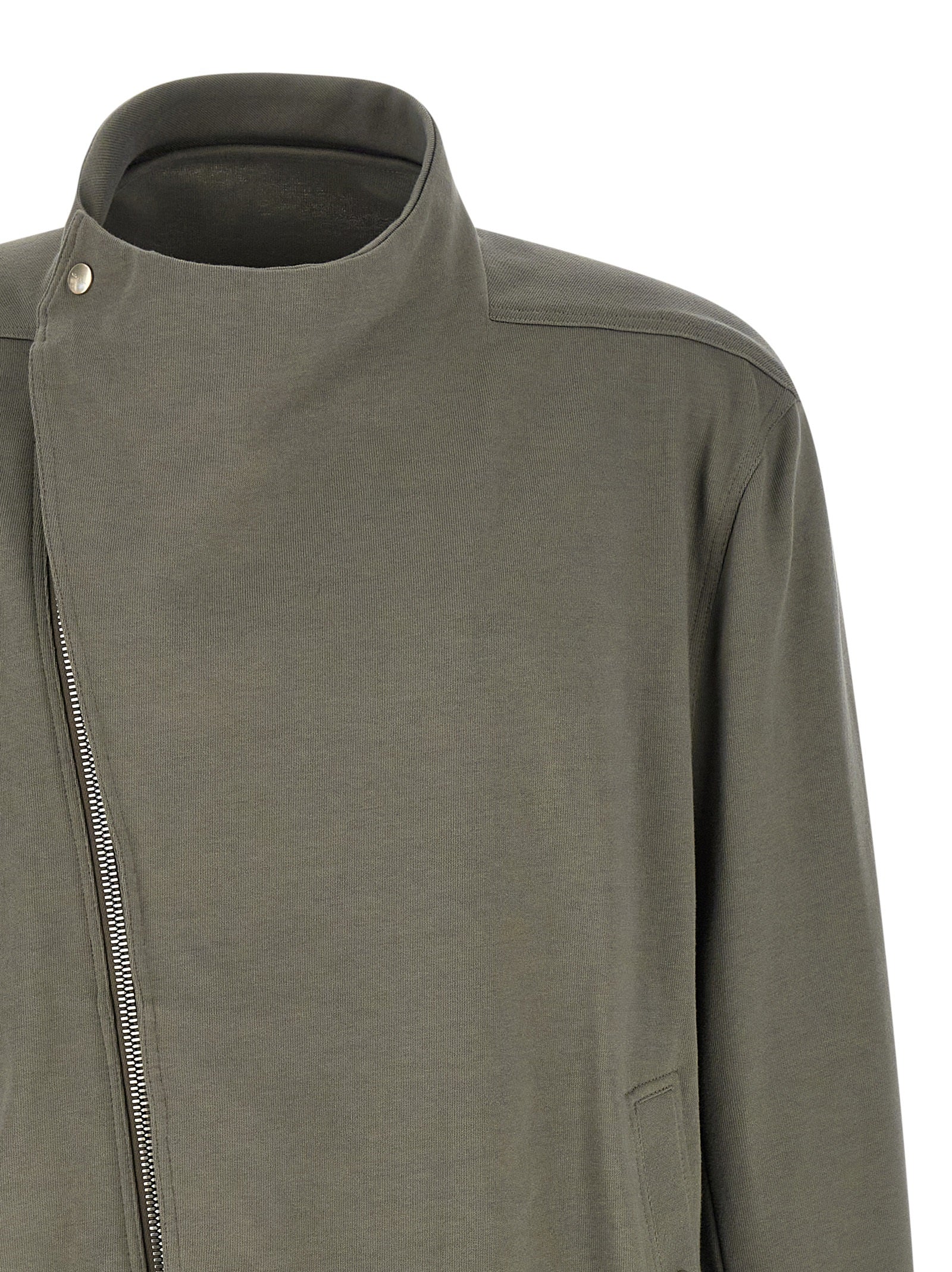 Rick Owens Gray Cotton Sweatshirt