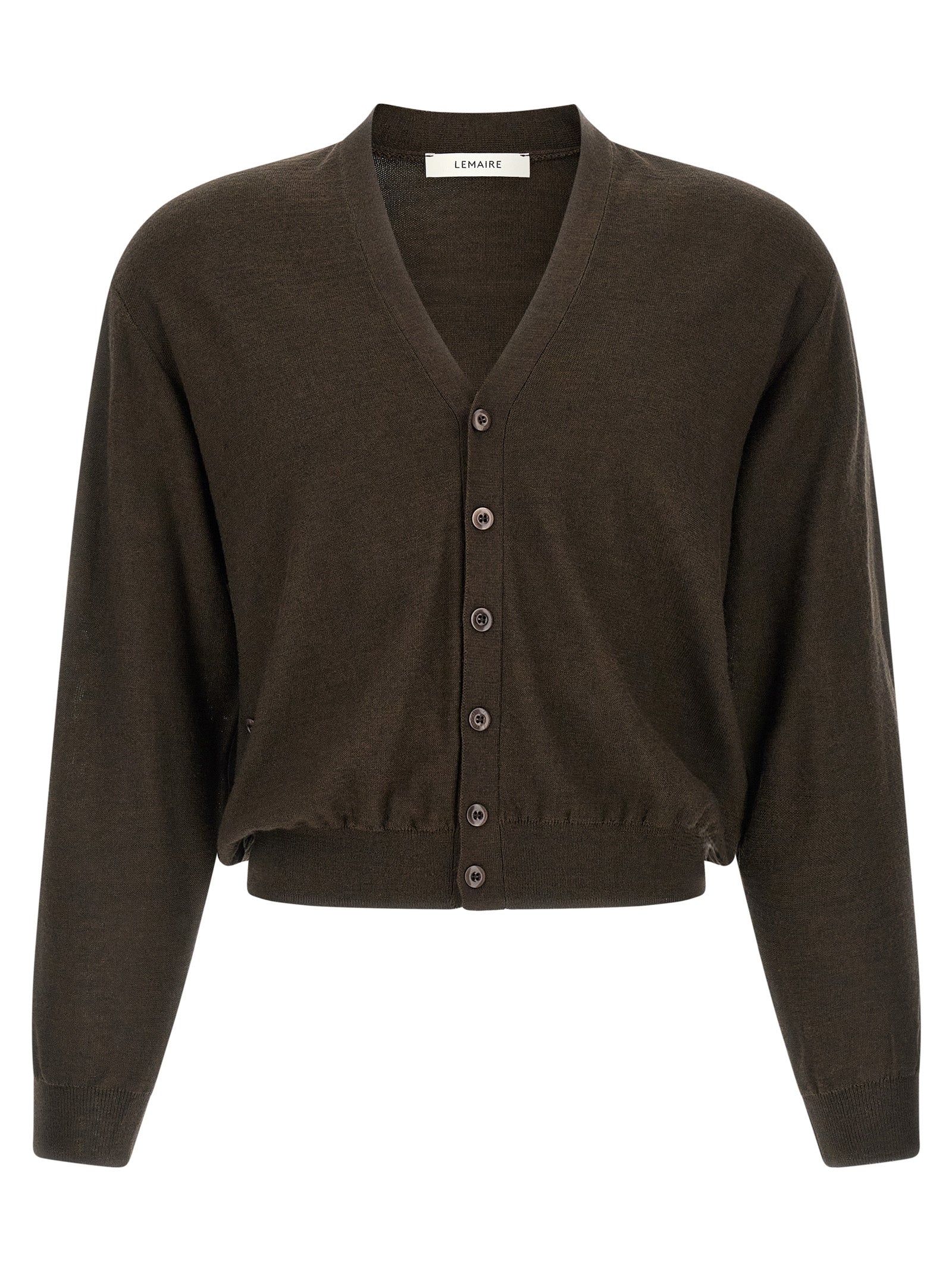 Lemaire Brown Marabou Cardigan