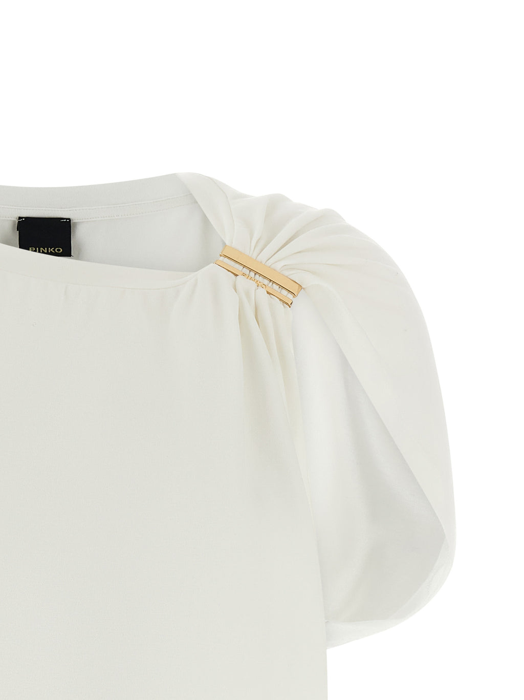 PINKO White Cotton T-Shirt