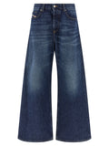 Diesel Blue Cotton Jeans Denim
