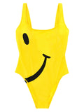 Moschino Bicolor Polyamide One-Piece Swimsuit