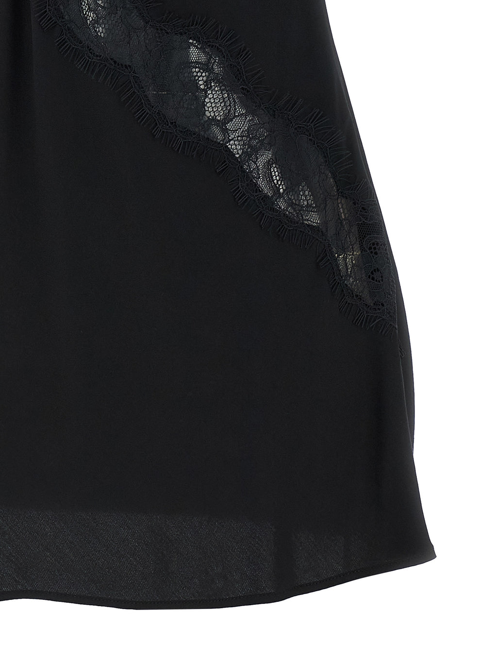 PINKO Black Viscose Sleeveles T-Shirt