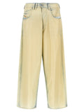 Diesel Beige Lyocell Jeans Denim