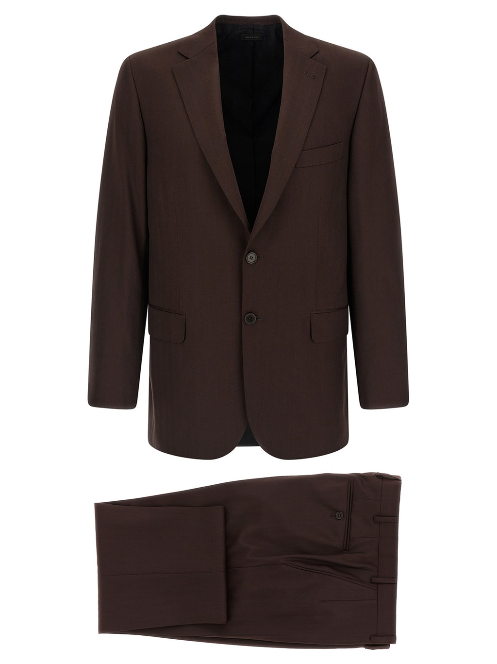 Brioni Brown Wool Two-Piece Suit