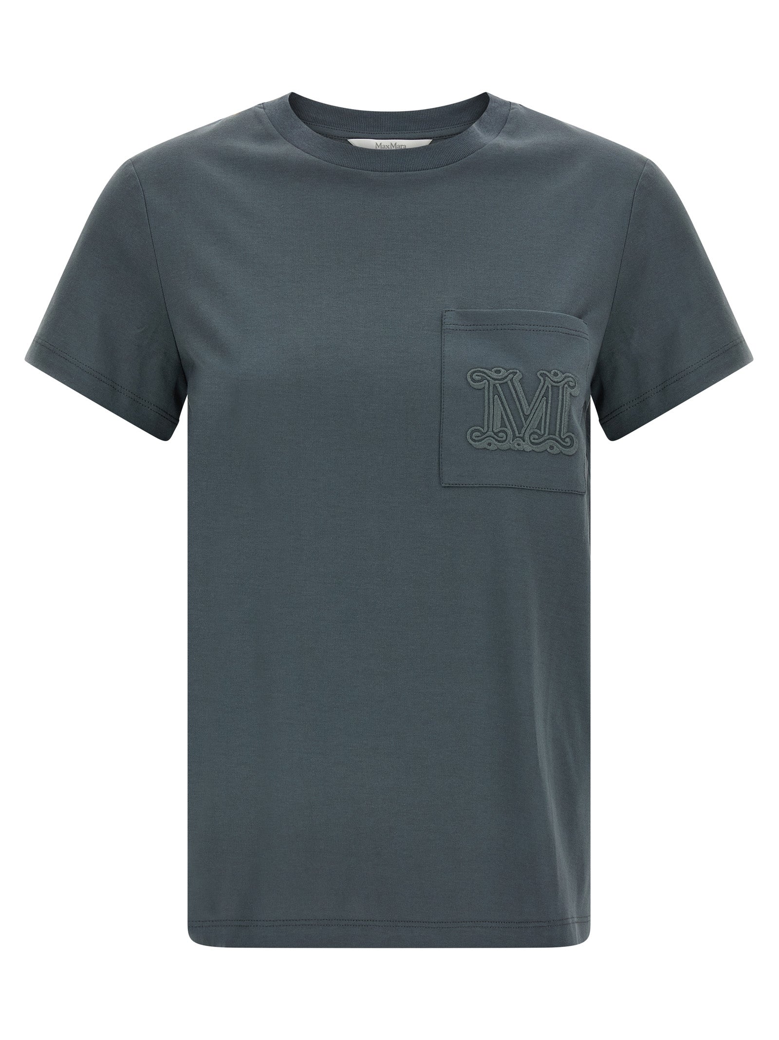 Max Mara Gray Cotton T-Shirt