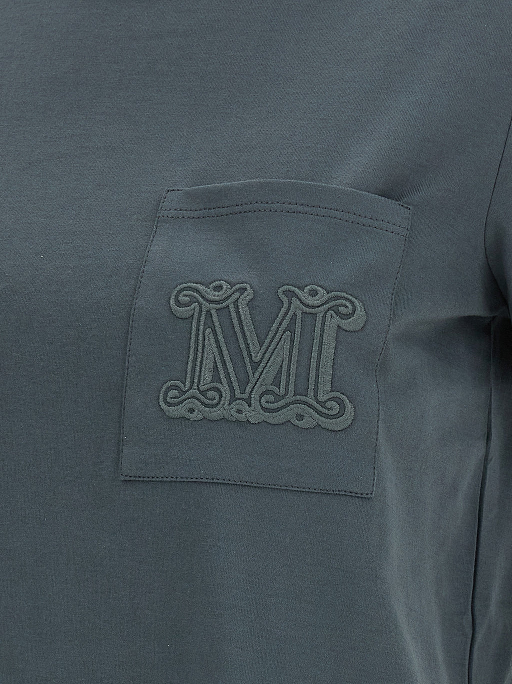 Max Mara Gray Cotton T-Shirt