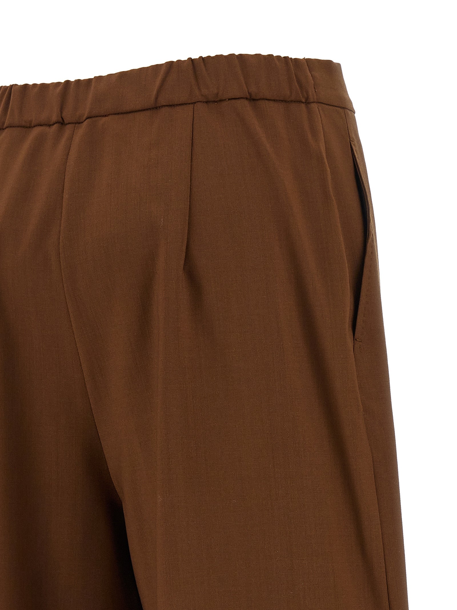Max Mara Brown Virgin Wool Pants