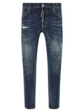 Dsquared² Blue Cotton Jeans Denim