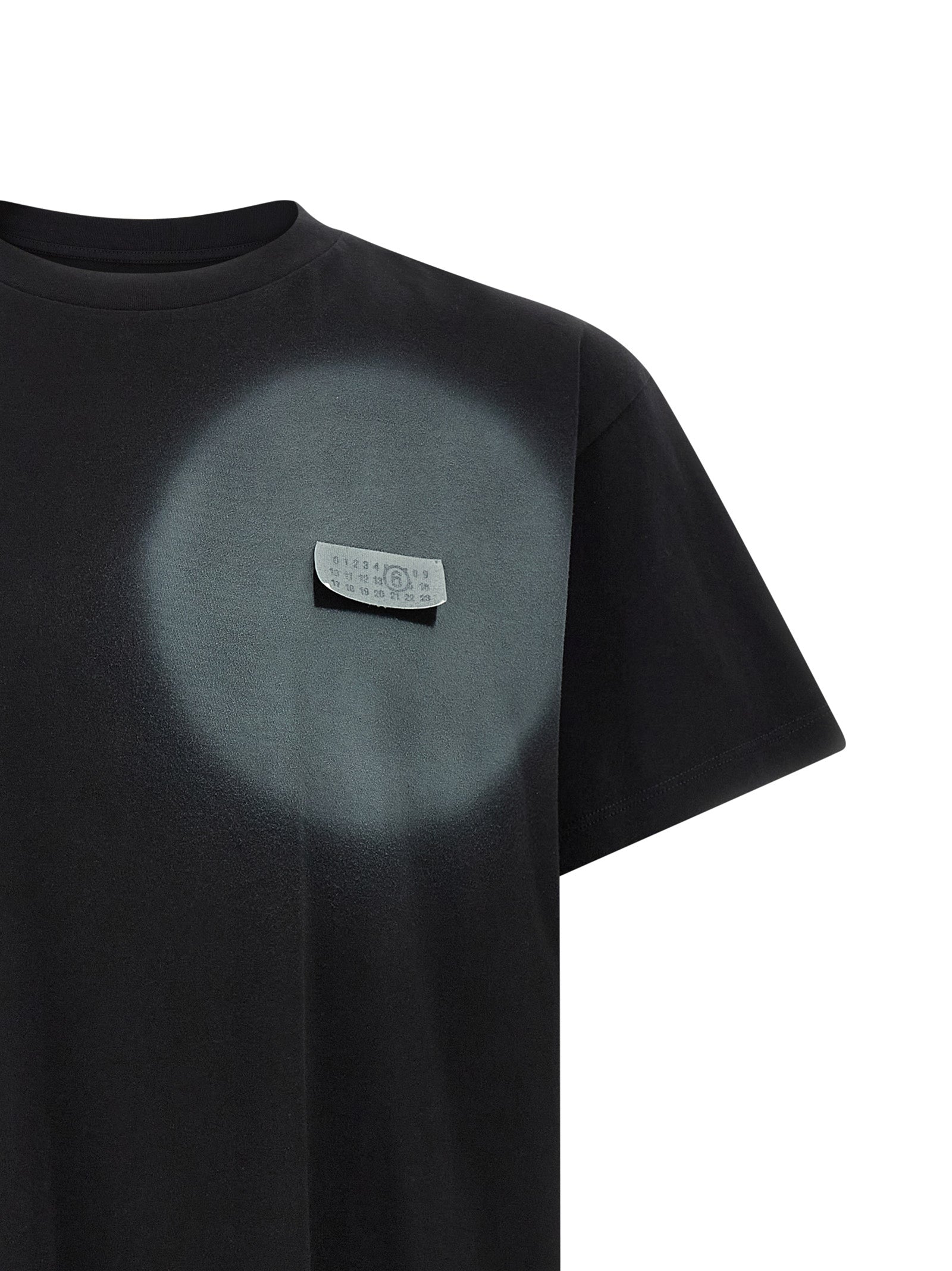 MM6 Maison Margiela Black Cotton T-Shirt