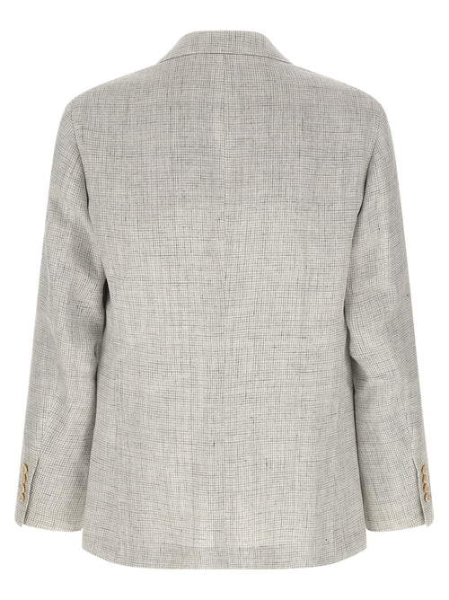 Brunello Cucinelli Beiger Leinenblazer