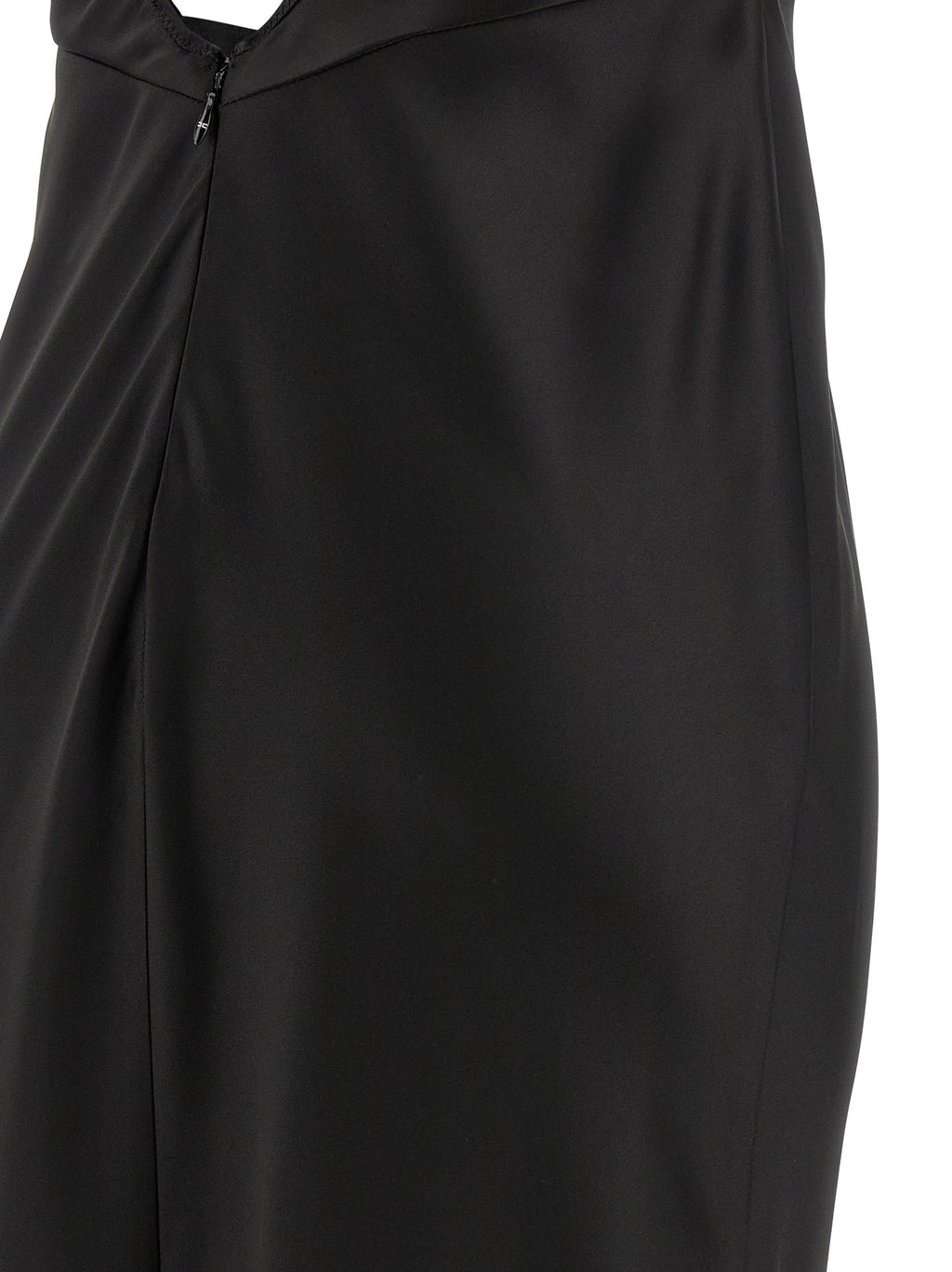 Elisabetta Franchi Black Polyester Long Dress