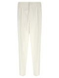 Brunello Cucinelli White Cotton Casual Pants