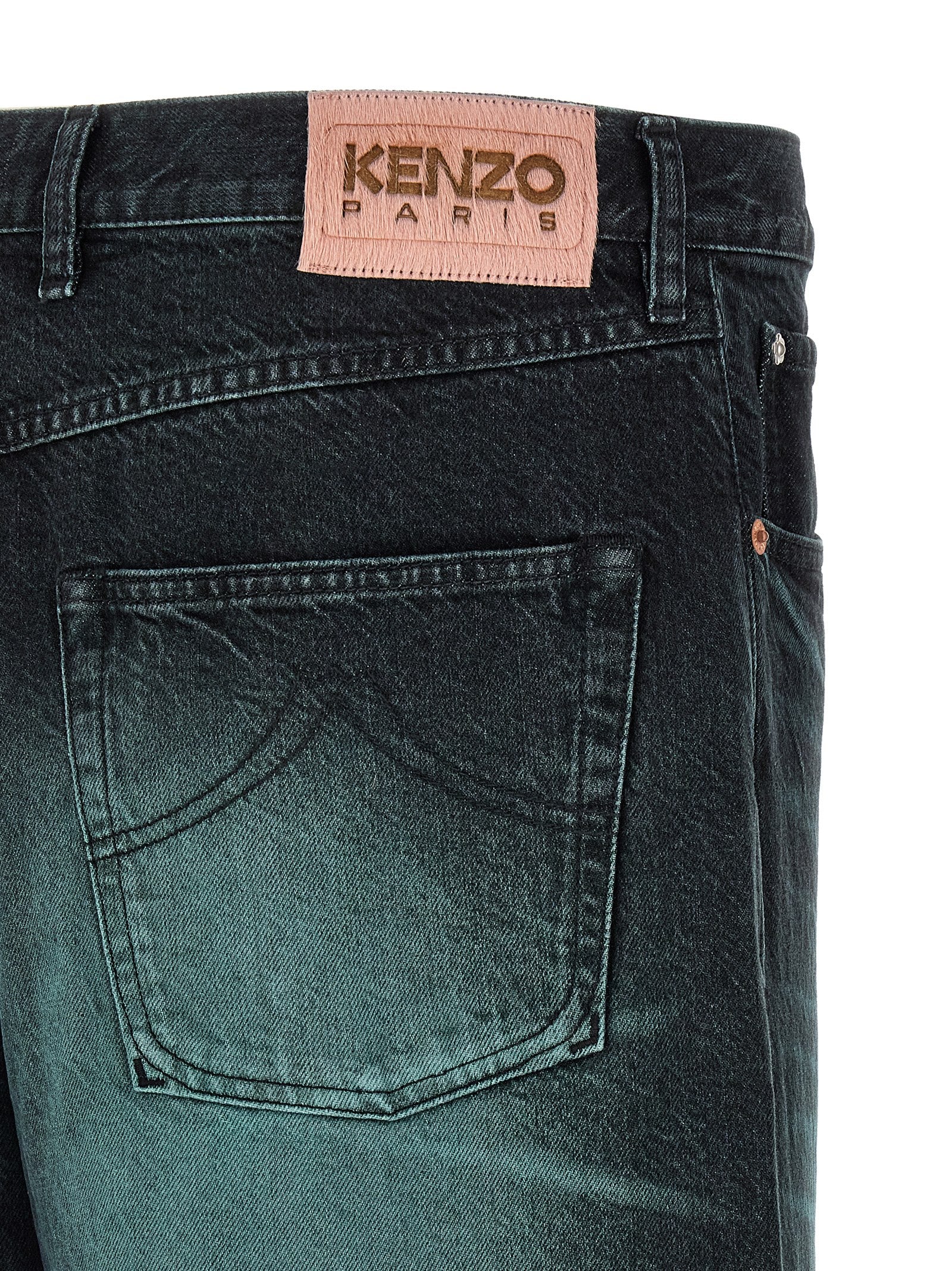 Kenzo Blue Cotton Jeans Denim