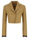 Max Mara Beige Linen Blazer