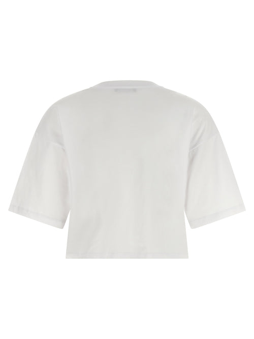 Balmain T-Shirt aus weißer Baumwolle