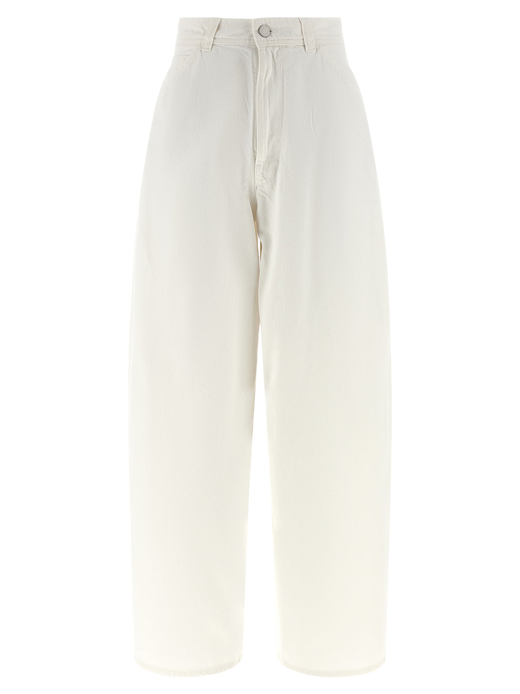 Lemaire White Cotton Jeans Denim