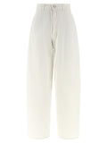 Lemaire White Cotton Jeans Denim