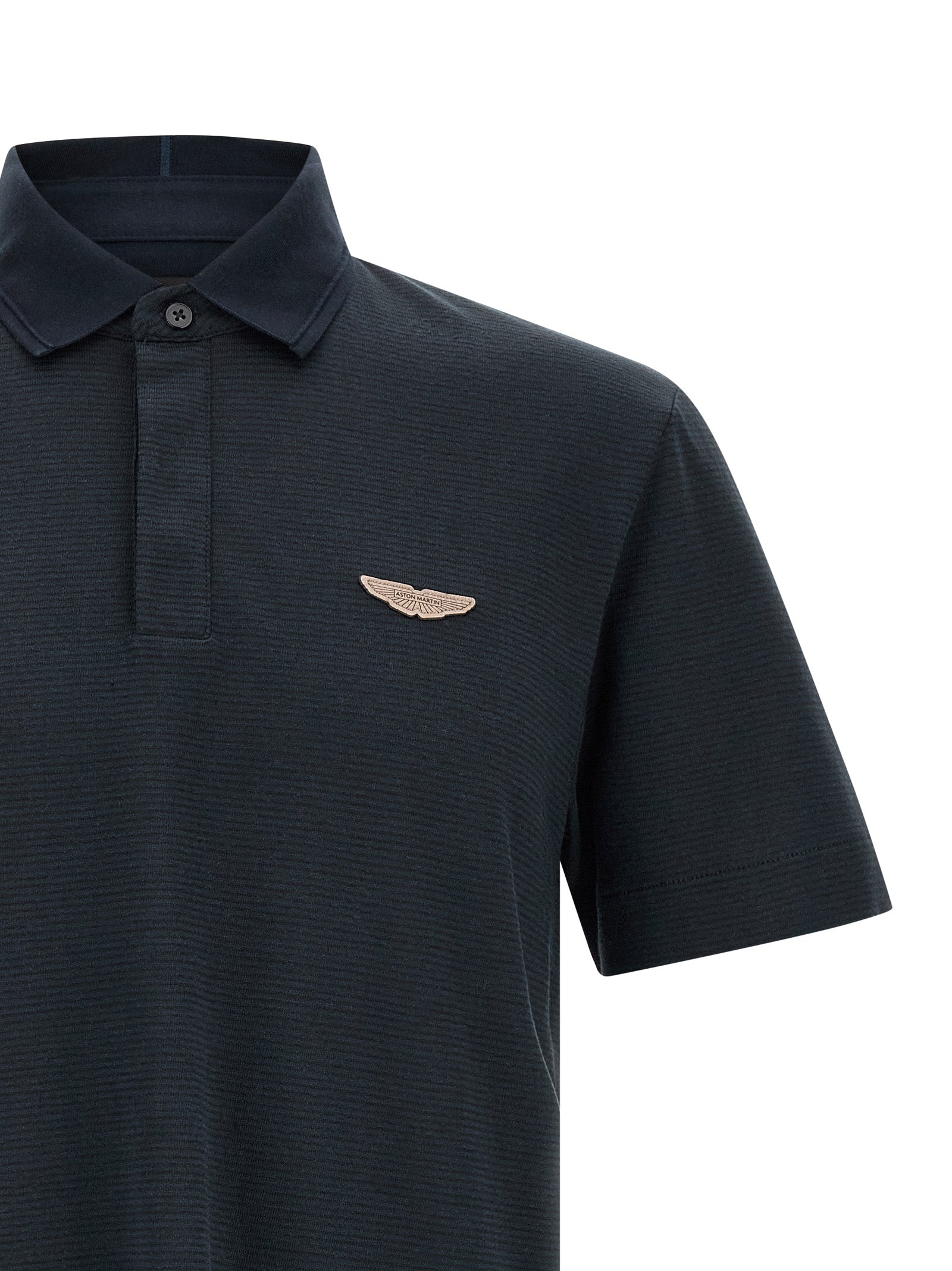 Hugo Boss Blue Cotton Polo Shirt