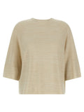 Fabiana Filippi Gold Cotton Cardigan