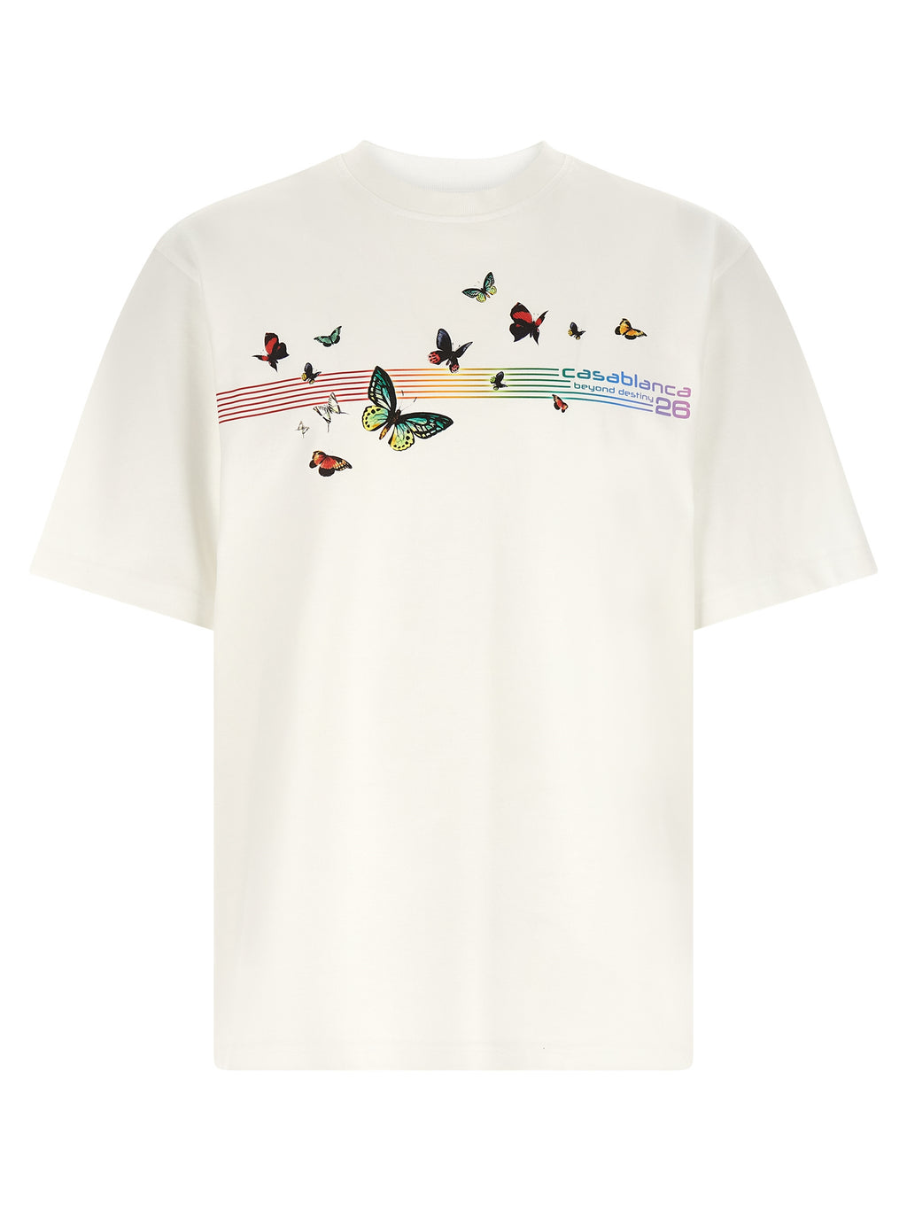 Casablanca White Organic Cotton T-Shirt