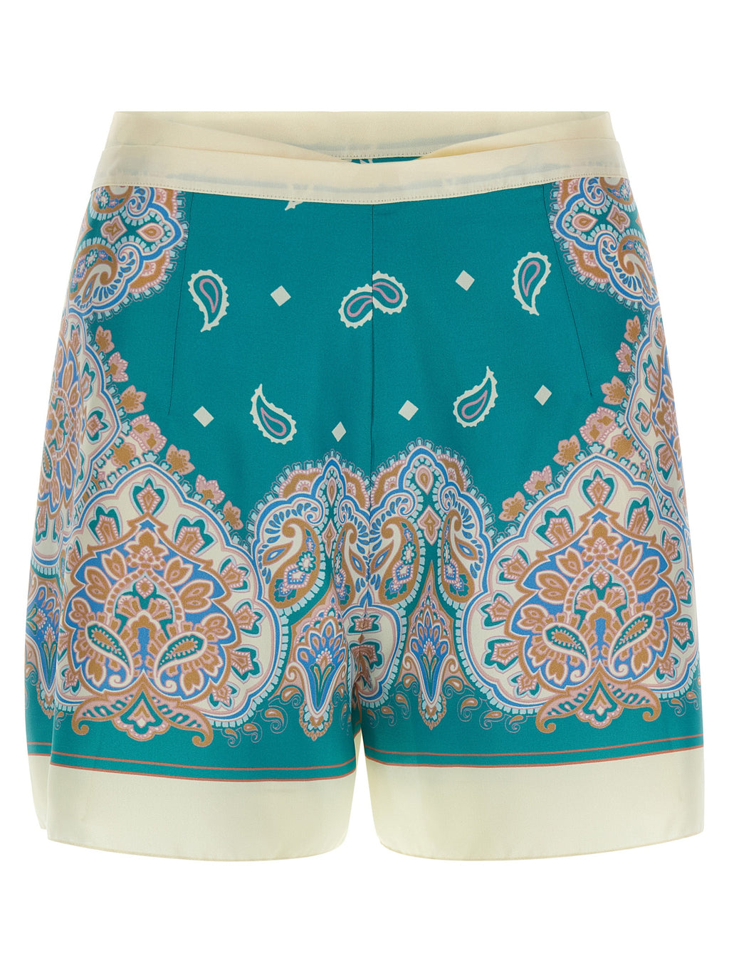PINKO Multicolor Viscose Shorts