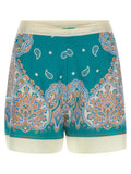 PINKO Multicolor Viscose Shorts