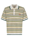 Casablanca Multicolor Cotton Polo Shirt