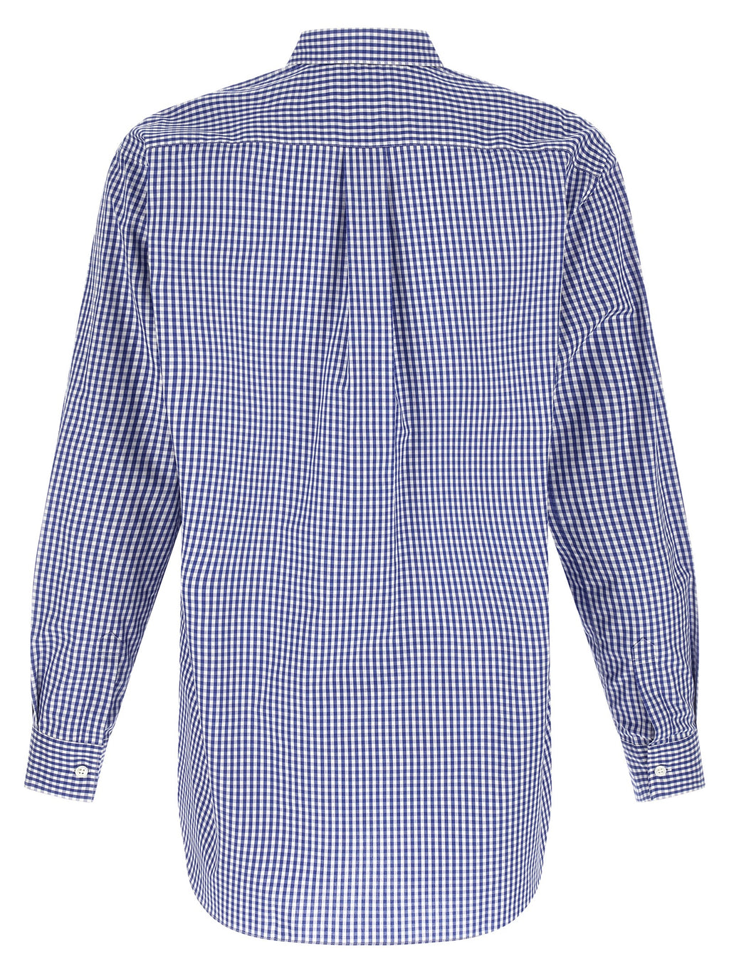 Comme Des Garçons Blue Cotton Blouse