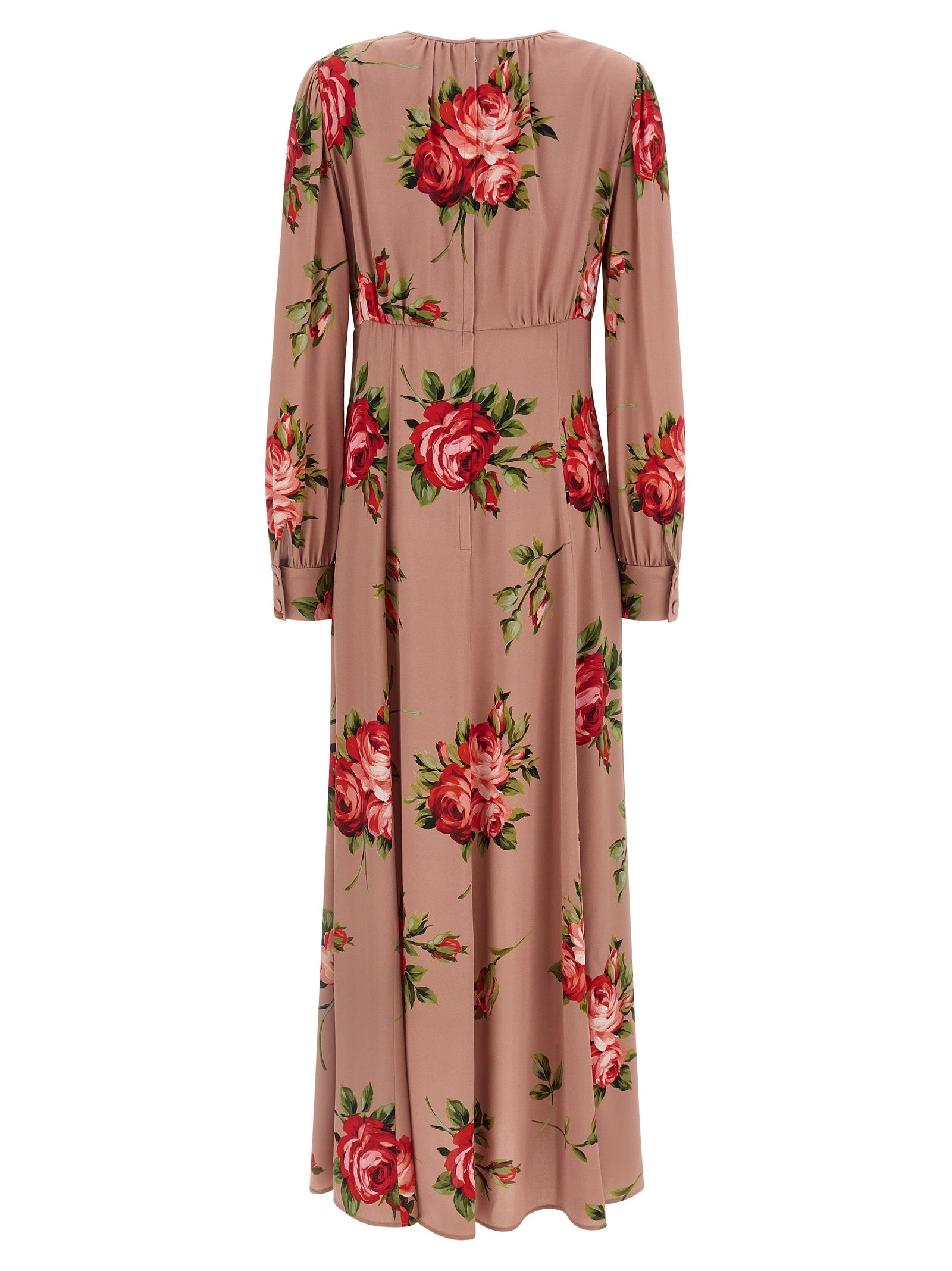 Dolce & Gabbana Multicolor Silk Long Dress