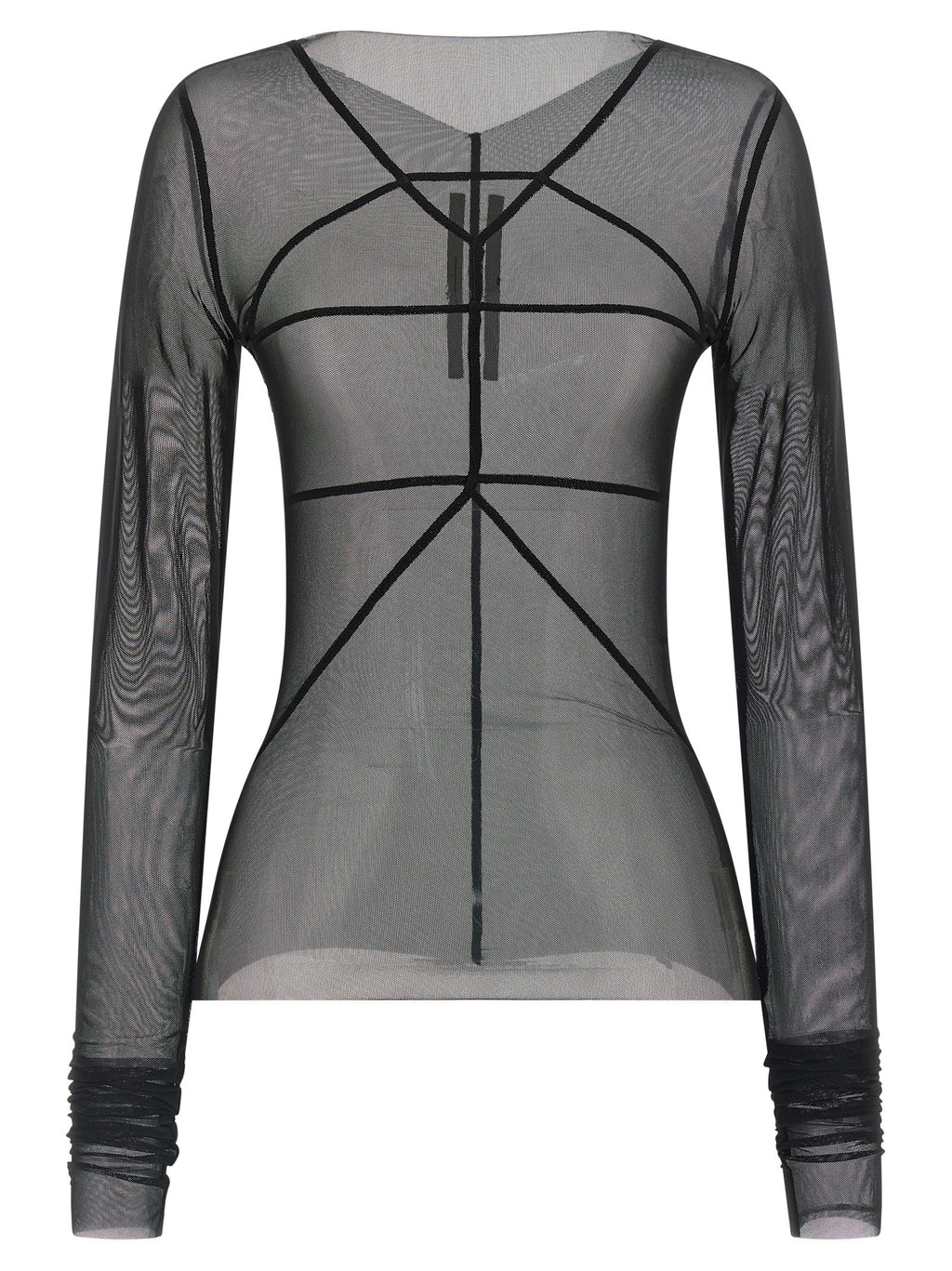 Rick Owens Black Nylon Cardigan