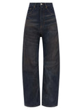 MM6 Maison Margiela Blue Cotton High-Waisted Jean