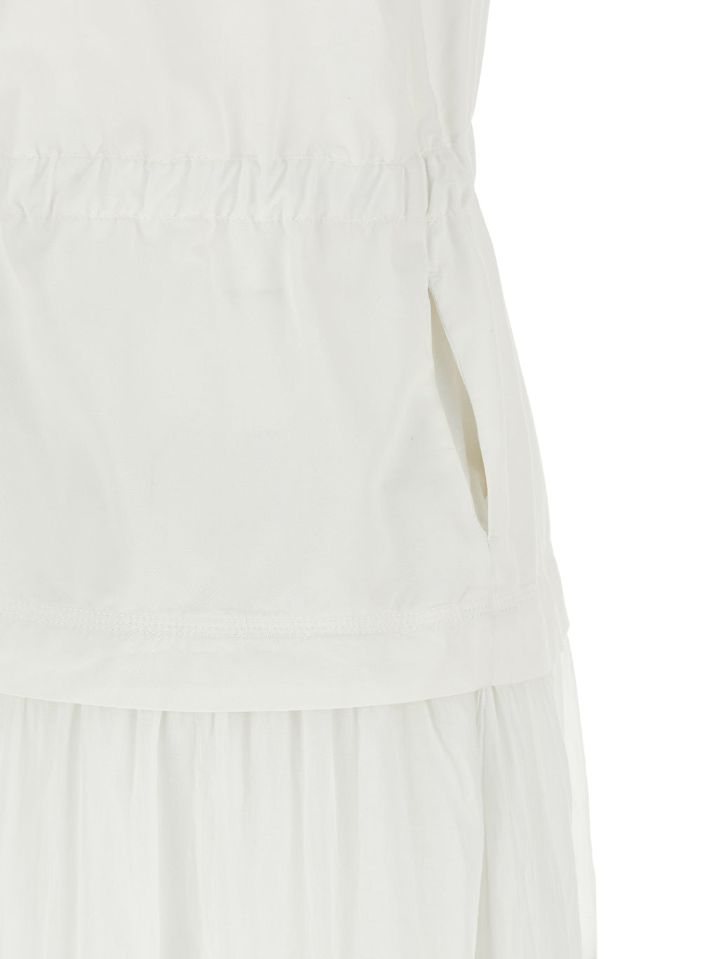 PINKO White Cotton Long Dress