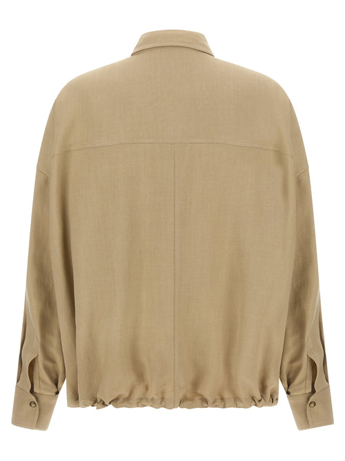 Brunello Cucinelli Beige Bluse aus Viskose