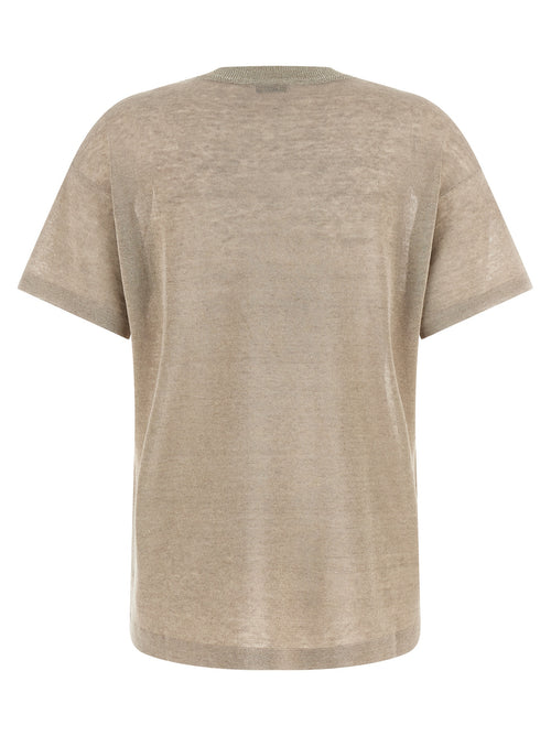 Brunello Cucinelli Beiger Leinen-Cardigan