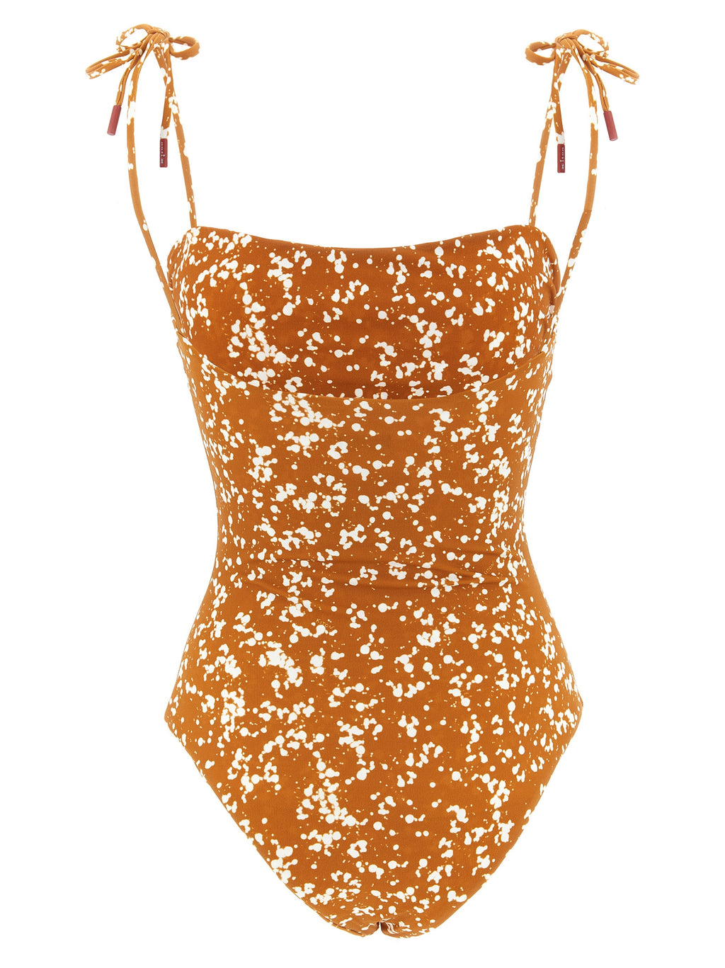 Kiton Brown Polyamide One-Piece Swimsuit