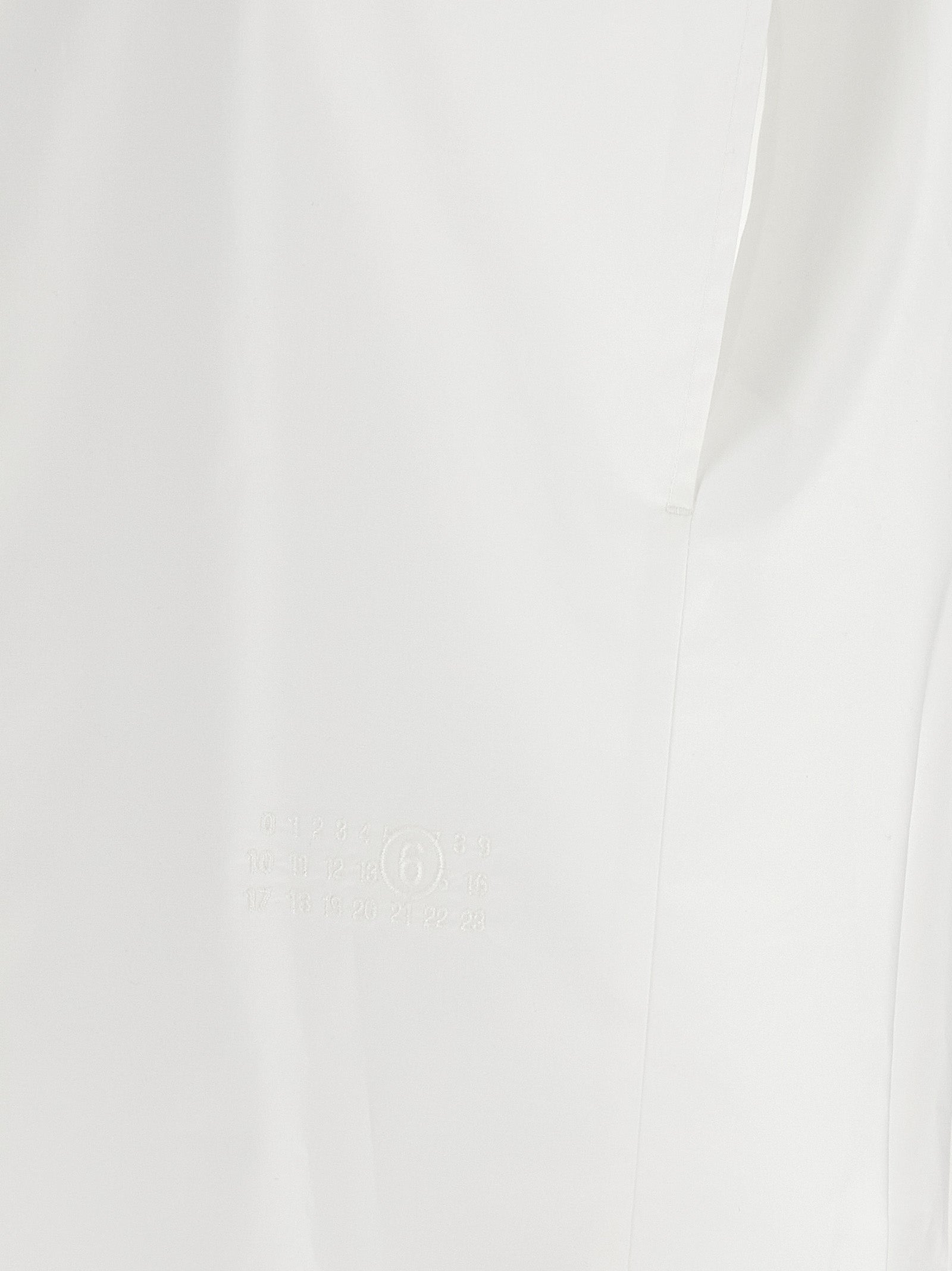 MM6 Maison Margiela White Cotton Blouse