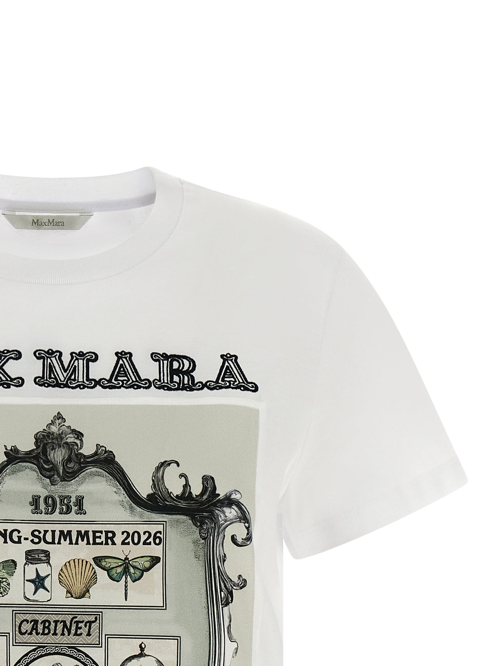 Max Mara White Cotton T-Shirt