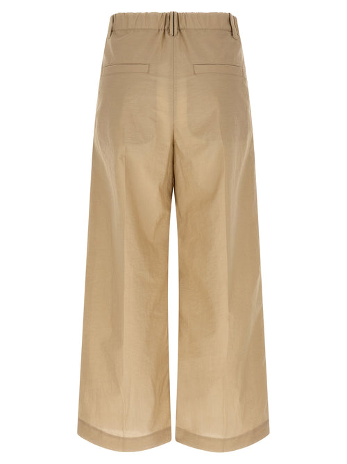 Brunello Cucinelli Beige Casual Hose aus Baumwolle