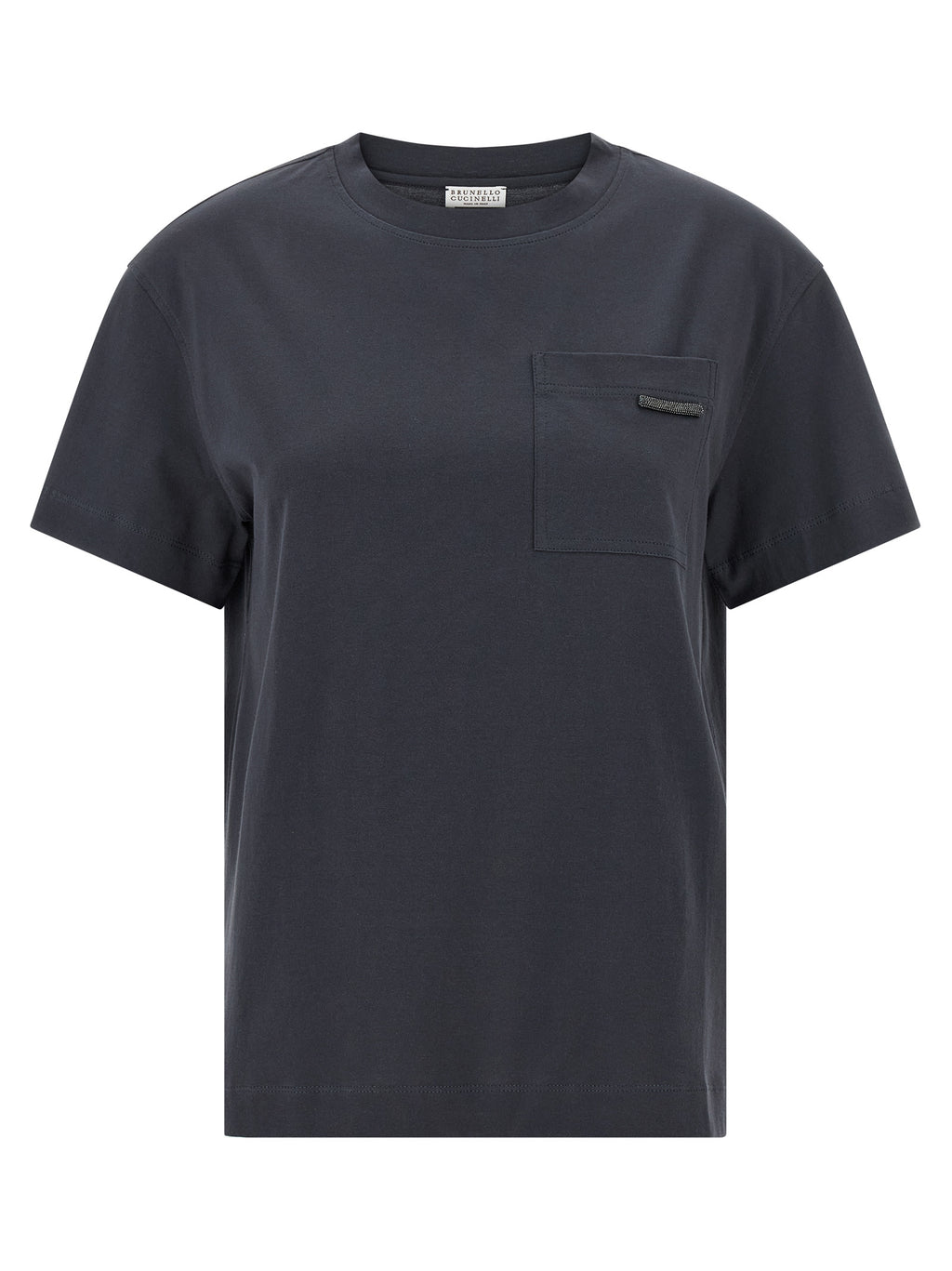 Brunello Cucinelli Blue Cotton T-Shirt