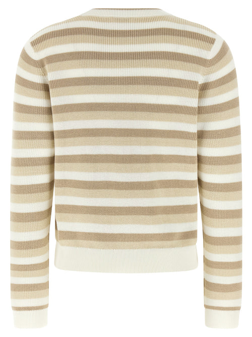 Brunello Cucinelli Beigefarbener Cardigan aus Baumwolle
