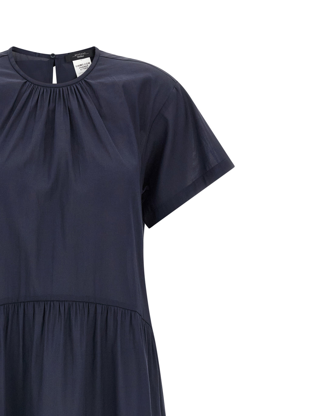 Max Mara Blue Acetate Long Dress