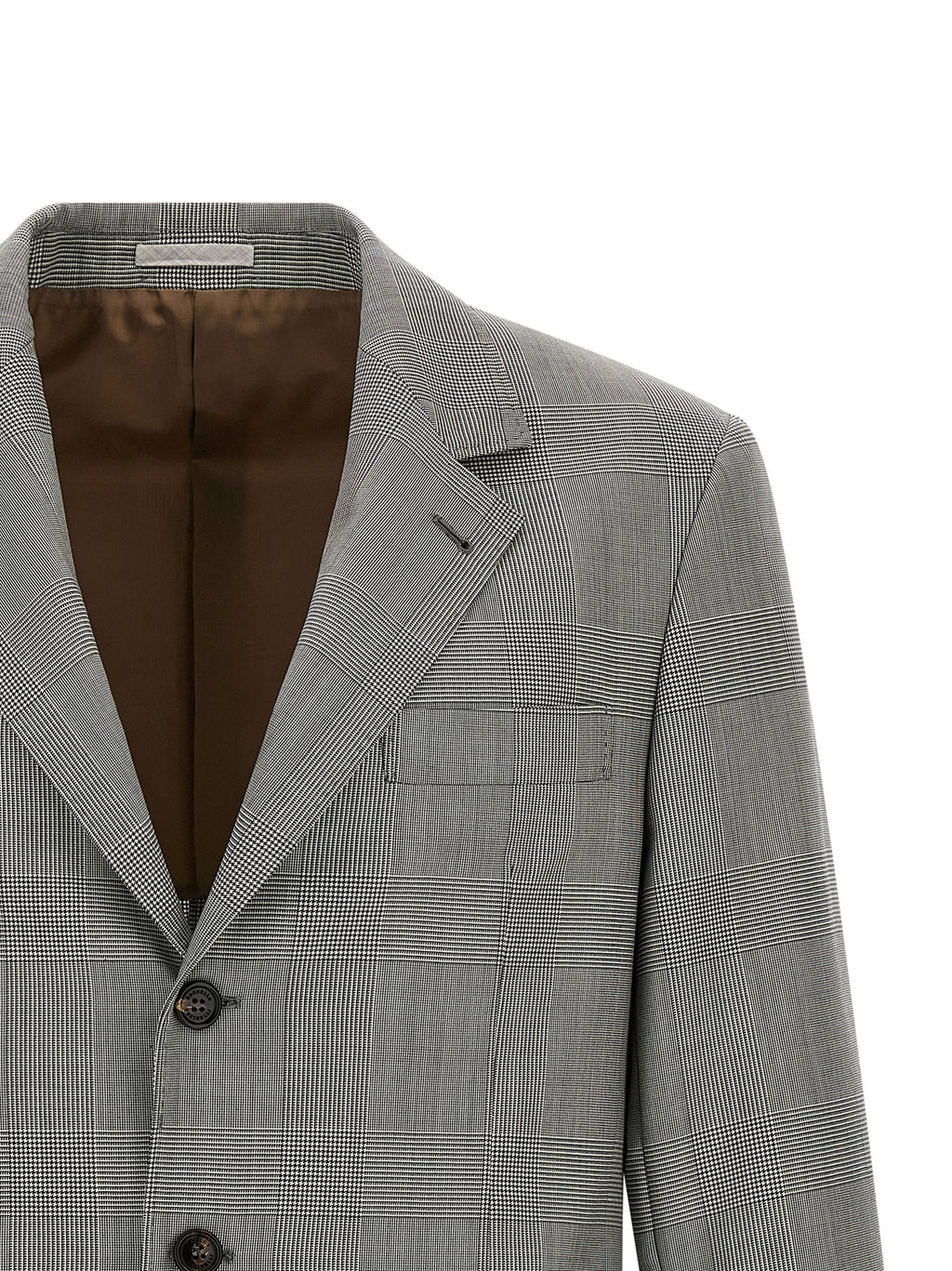 Brunello Cucinelli Gray Virgin Wool Blazer