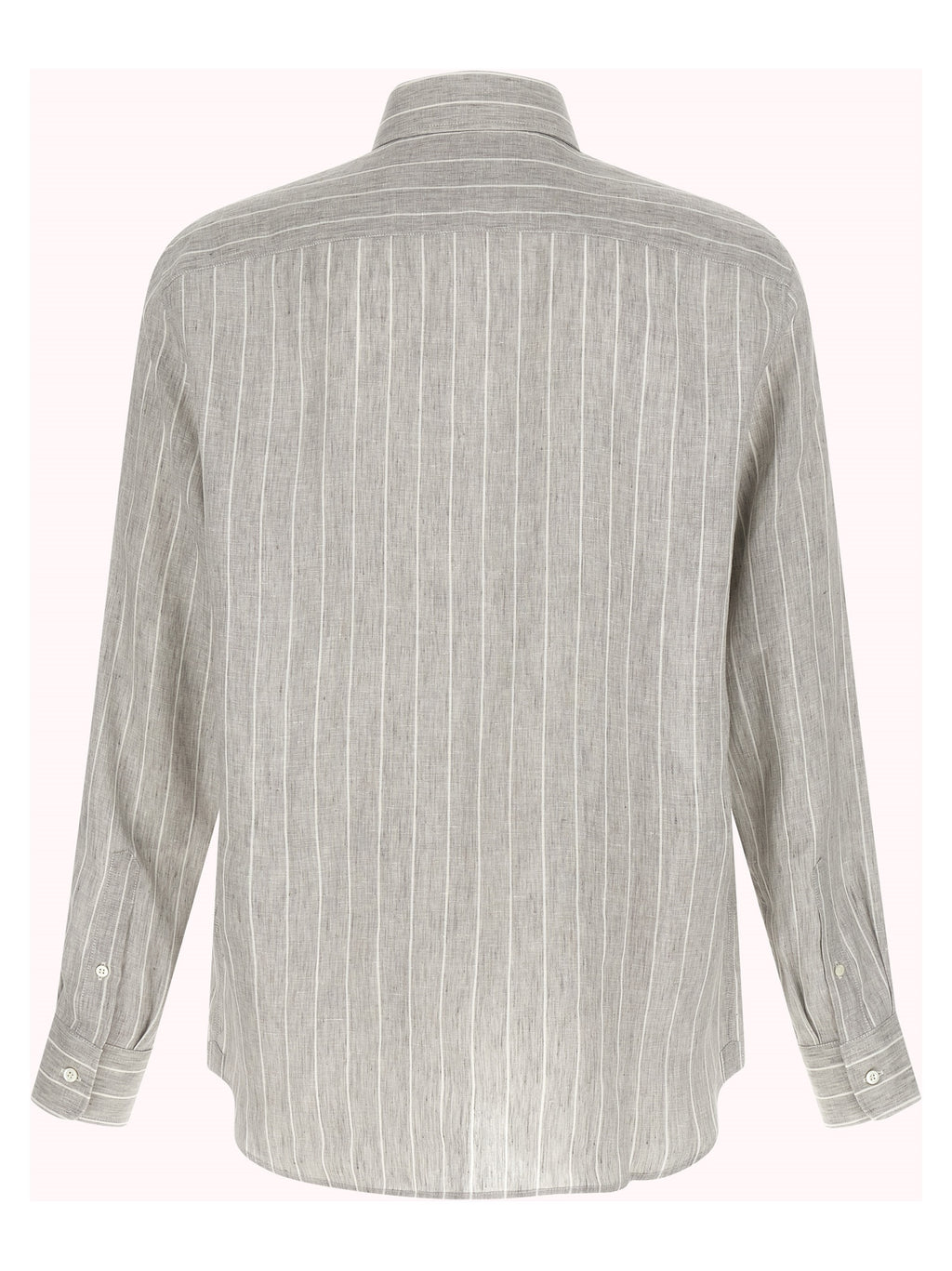 Brunello Cucinelli Gray Linen Blouse