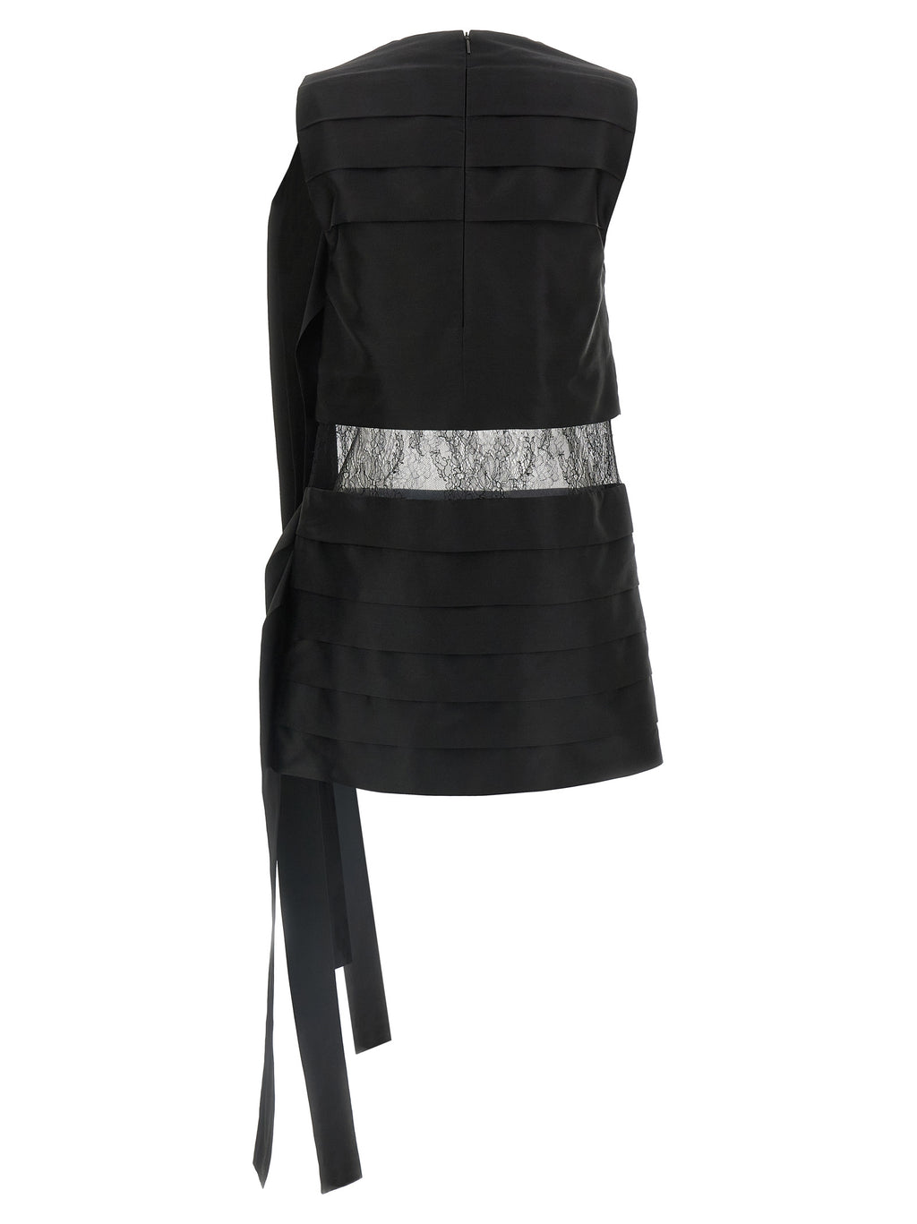 Ferragamo Black Silk Short Dress
