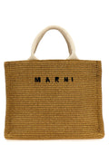 Marni Beige Cotton Tote Bag