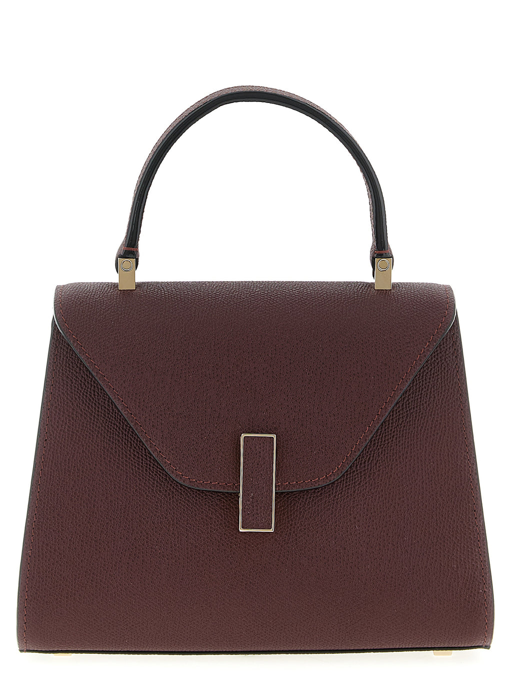 Valextra Bordeaux Calfskin Handbag