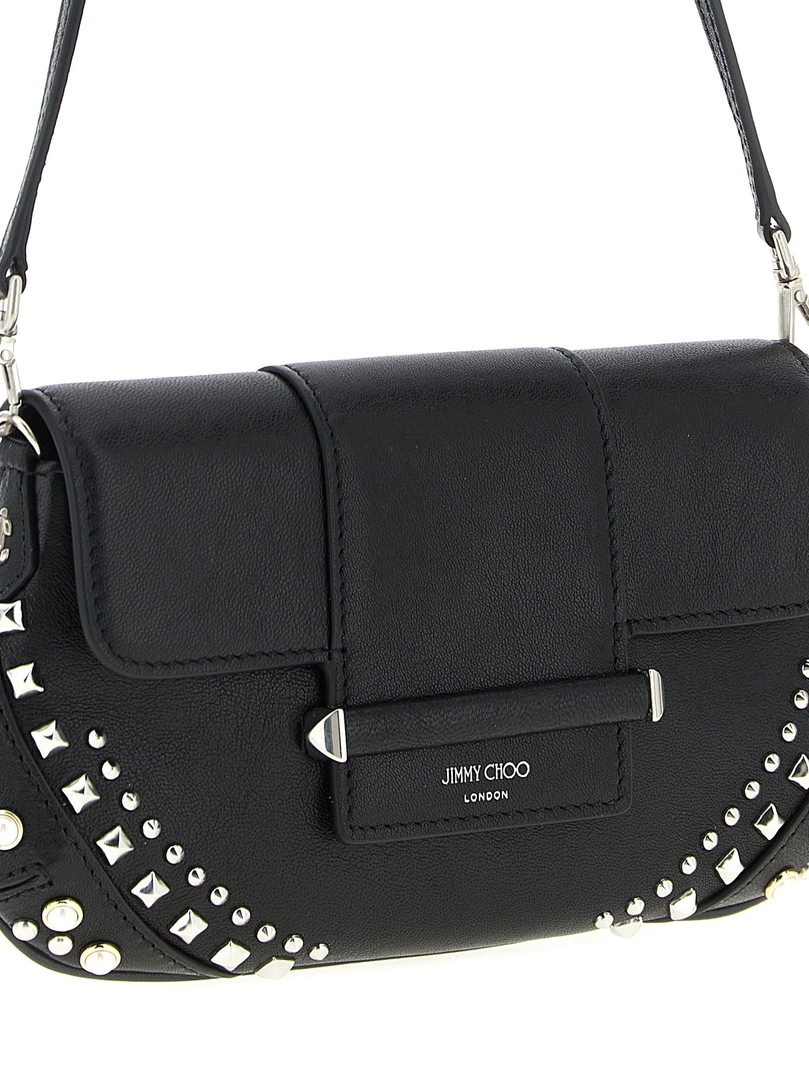 Jimmy Choo Black Lamb Leather Cardholder
