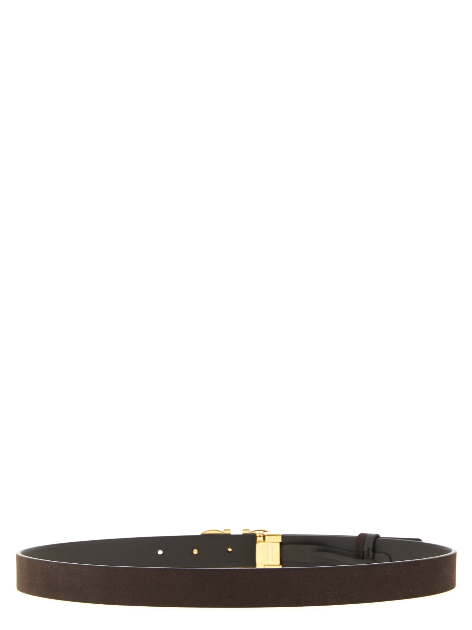 Ferragamo Brown Calfskin Regular Belt