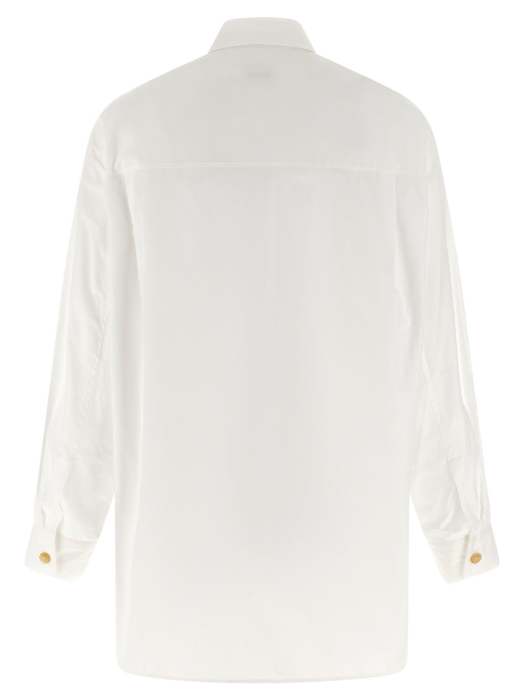Khaite White Cotton Blouse