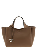 Tod's Brown Calfskin Handbag